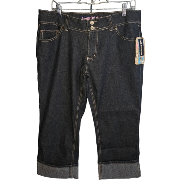 NWT Angels Jeans Hipster Cuff Capri - Picture 1 of 4